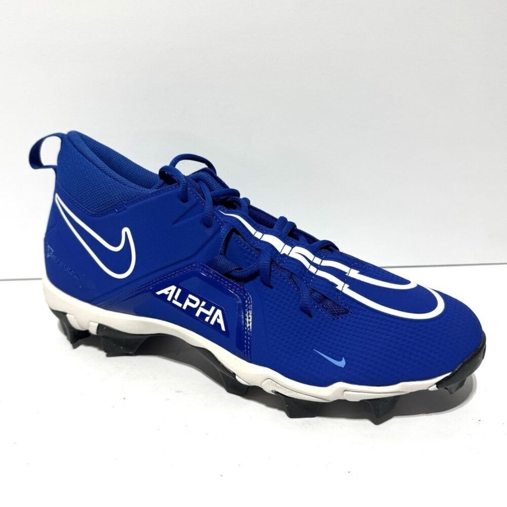 Nike Men’s Alpha Menace 3 Shark Football Cleats Blue Size 12 M